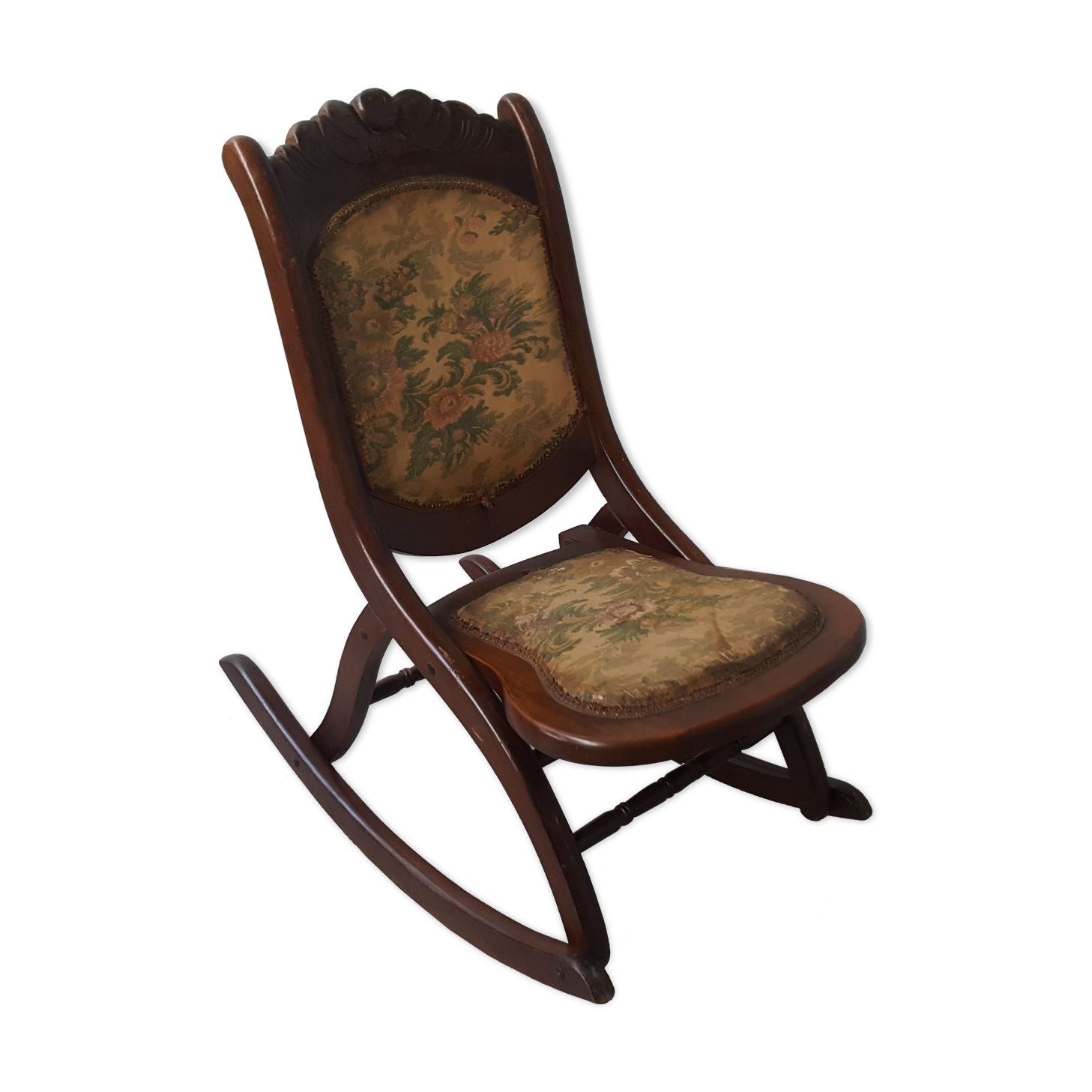 Chaise berçante pliante  Selency