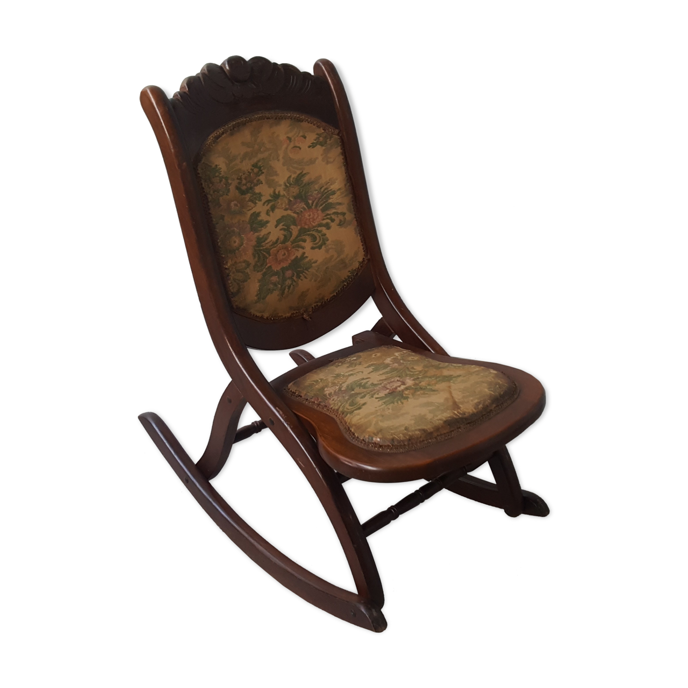 Chaise berçante pliante  Selency