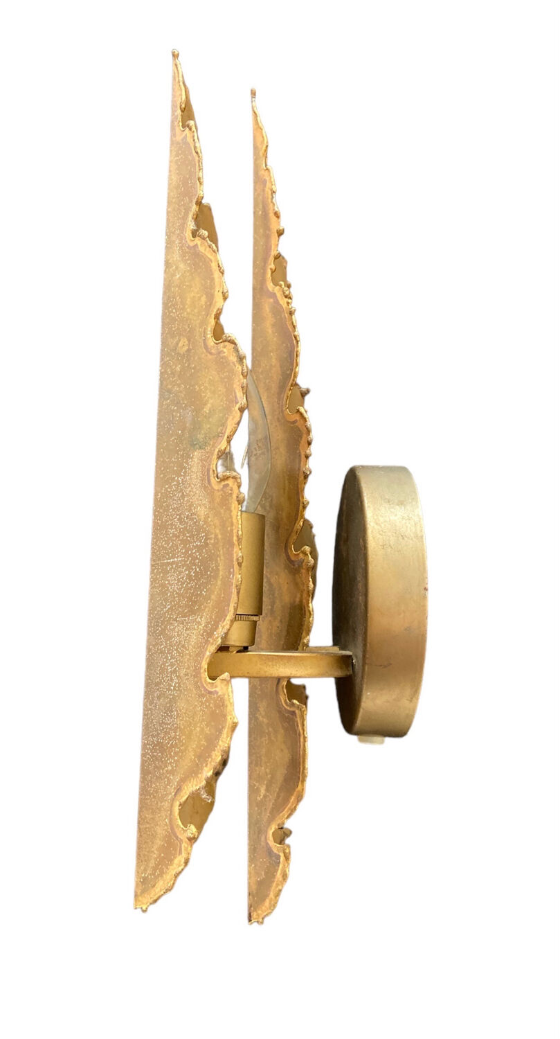 Brass Wall Lamp By Svend Aage Holm Sorensen 1960 Denmark