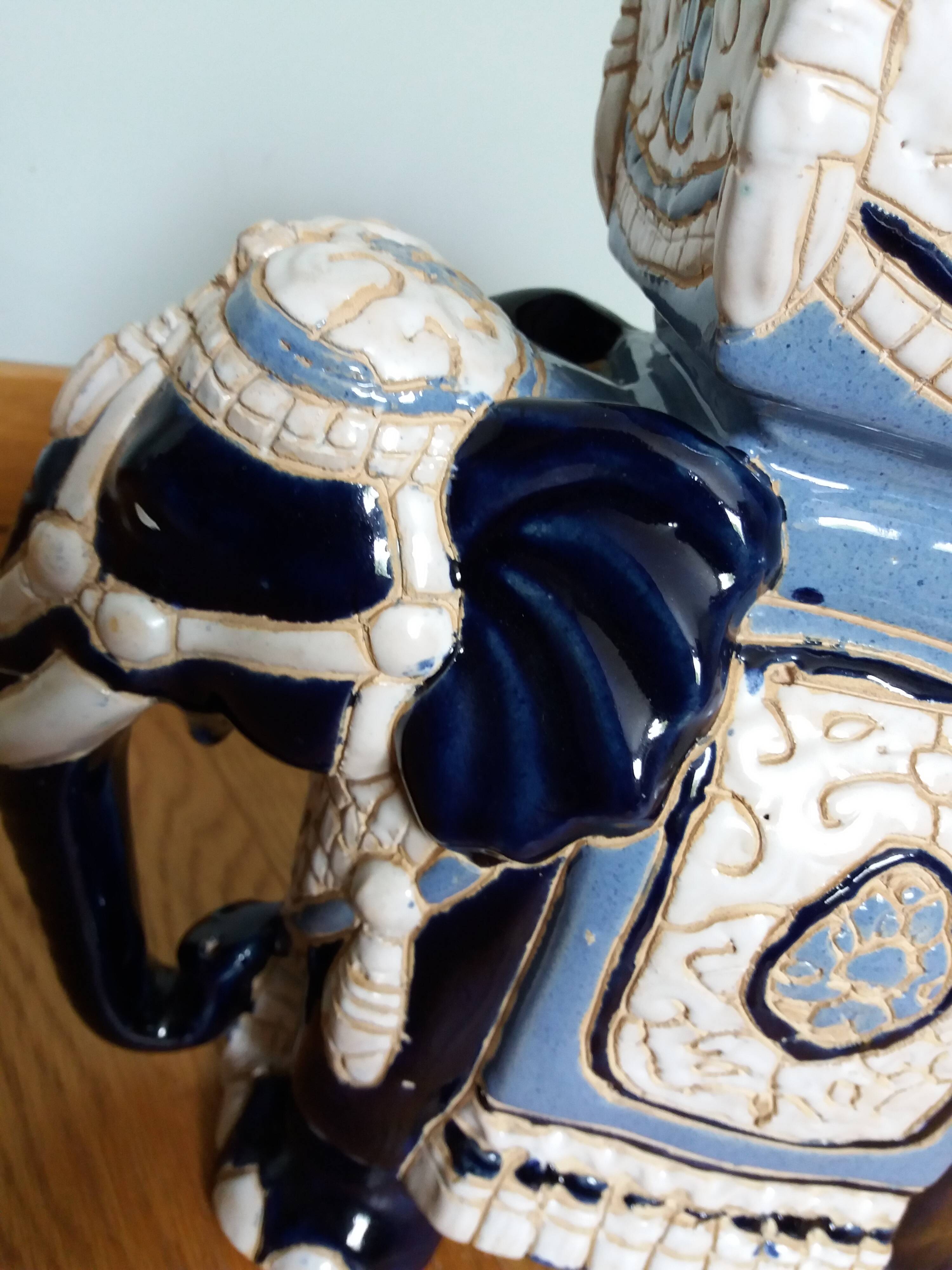 Elephant planter ceramic flower pot