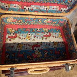 Wicker suitcase