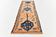 4x11 Faded Orange Navy Blue Turkish Orientel Runner Rug, 105x339Cm SK 23509