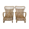 Set of 2 armchairs Rotan Dutch Design Belse 8, 1950