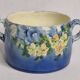 Small enamelled earthenware planter signed Jérôme Massier 19th century 10.5 cm