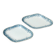Two ironstone ramekins from the St Amand earthenware factory, Morocco model