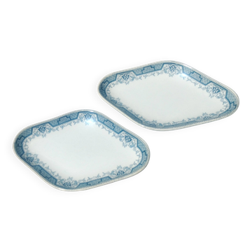 Deux ramequins en terre de fer de la faïencerie St Amand modèle Maroc