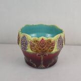 Art Nouveau earthenware cache pot