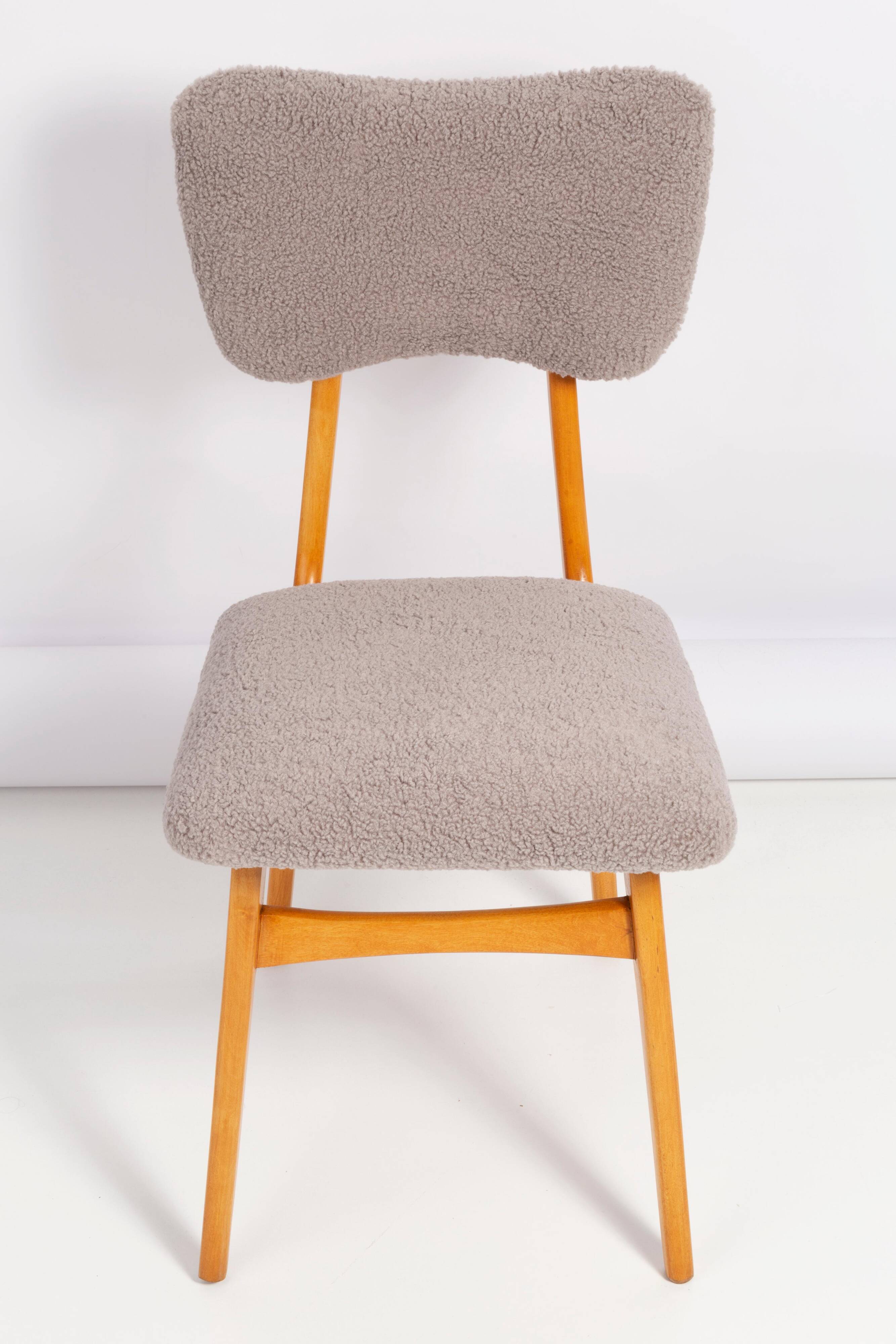 Curly grey chair from the 20th century, 1960s