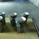 6 glasses, ceramic mugs, vallauris dominique baudart