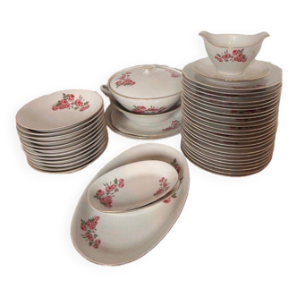 Complete vintage porcelain service
