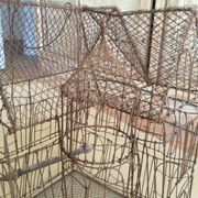 Handmade wire birdcage