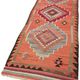 Turkish Handwoven Vintage Herki Kilim 98 cm x 313 cm