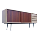Midcentury sideboard with brass legs