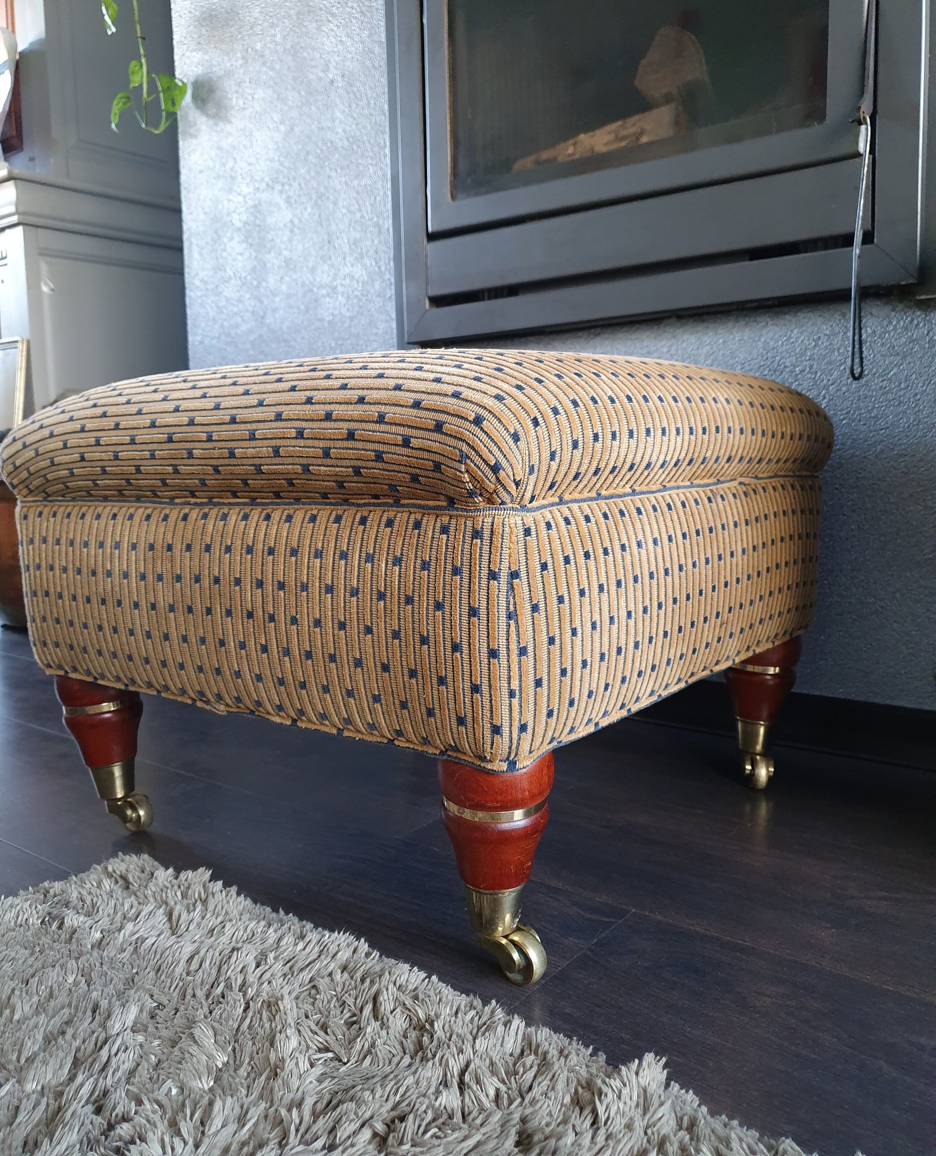 Vintage ottoman from the seventies