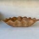Coupe bénitier ancienne en bois sculpté