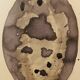 Signed watercolour and ink painting Vase Wabi Sabi Essaouira