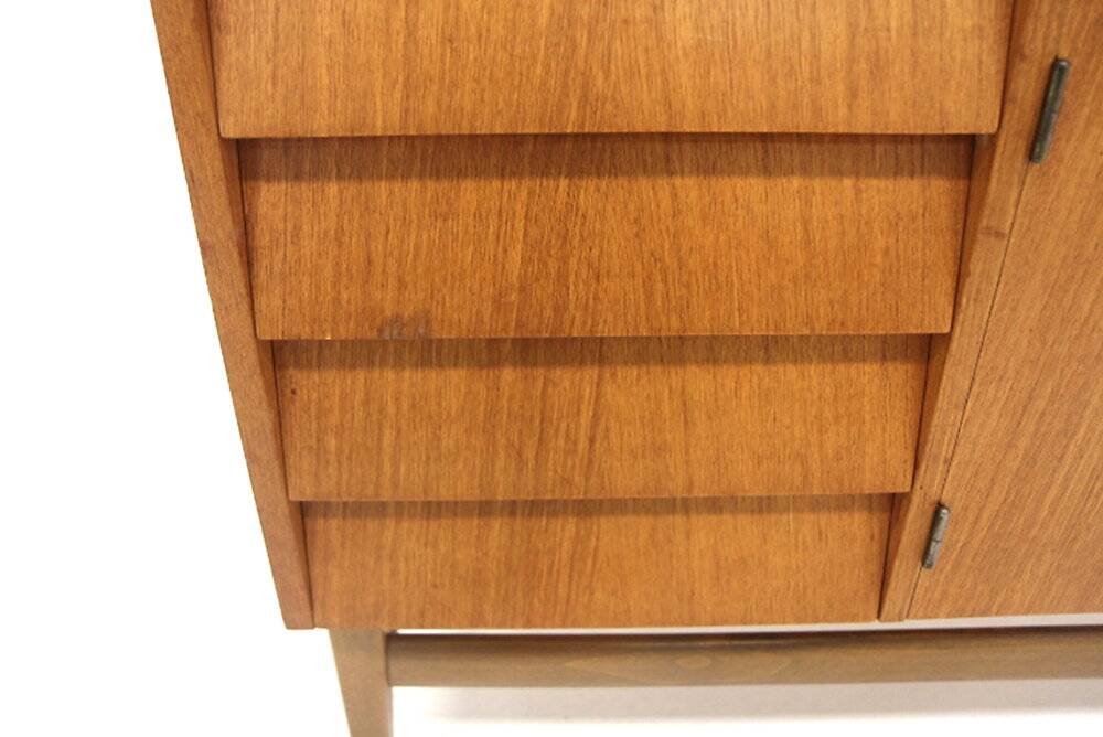 Secrétaire scandinave en teck, Suède, 1960