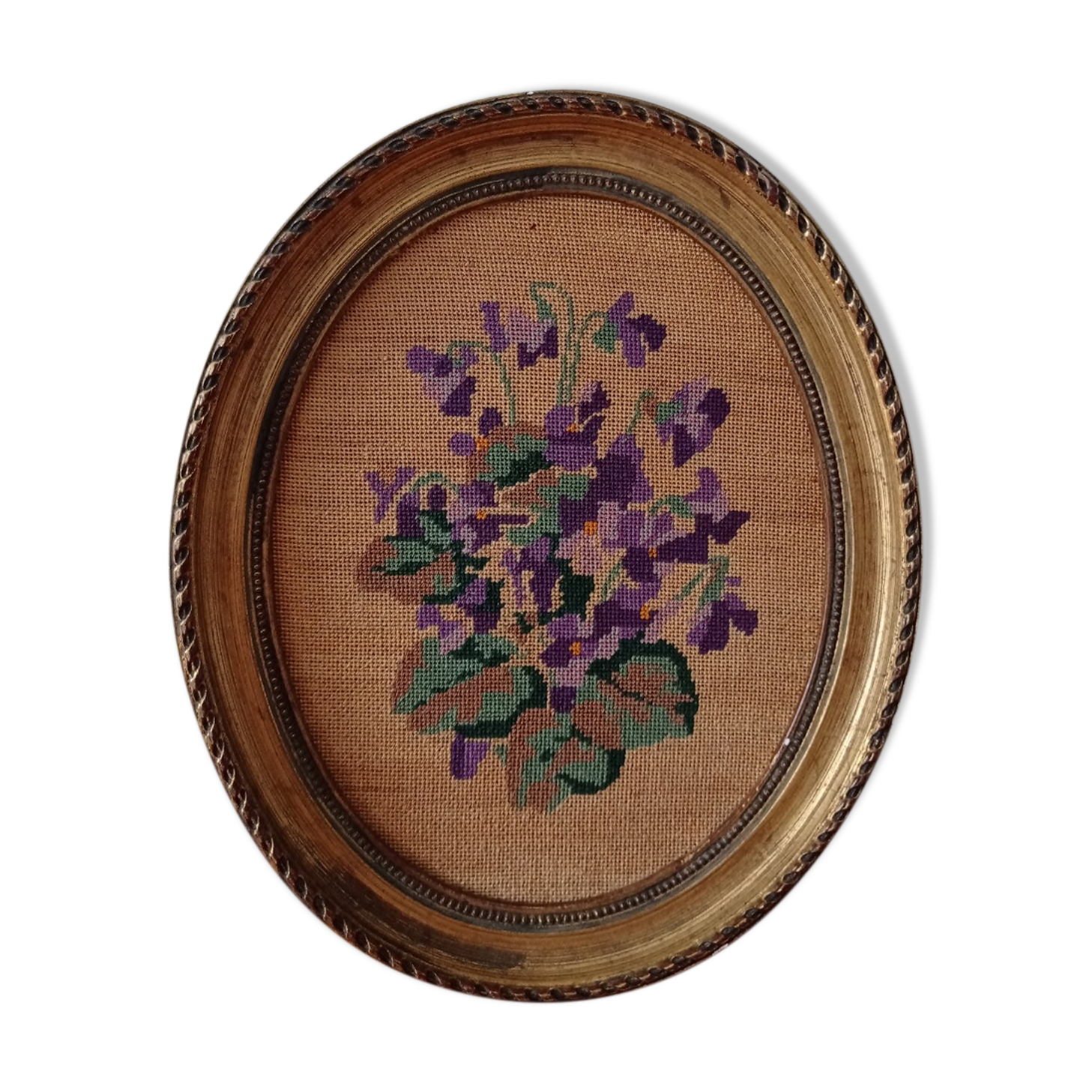 Vintage floral pattern canvas