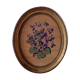 Vintage floral pattern canvas