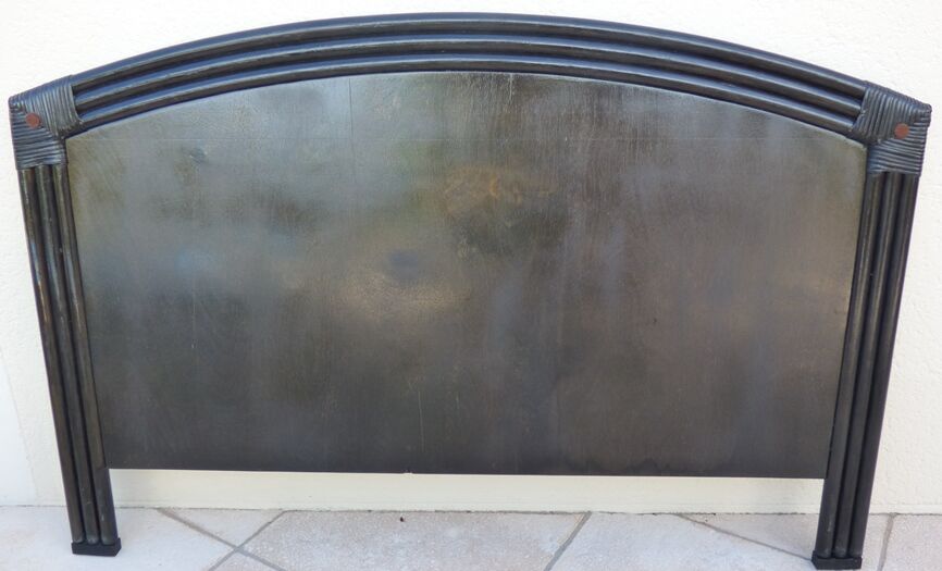 Rattan headboard