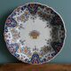 Desvres faience plate signed Fourmaintraux Courquin 19th century