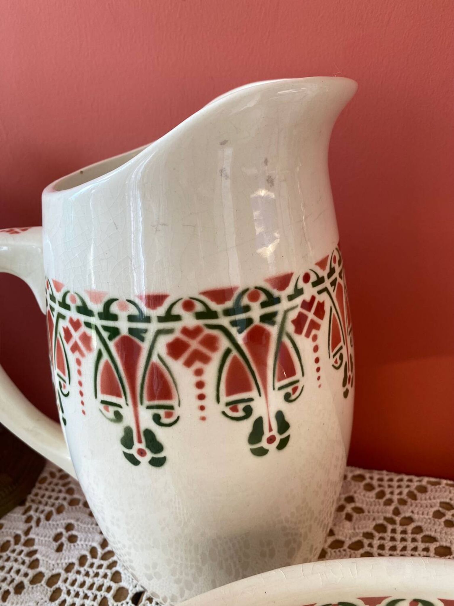 Art Deco toilet set