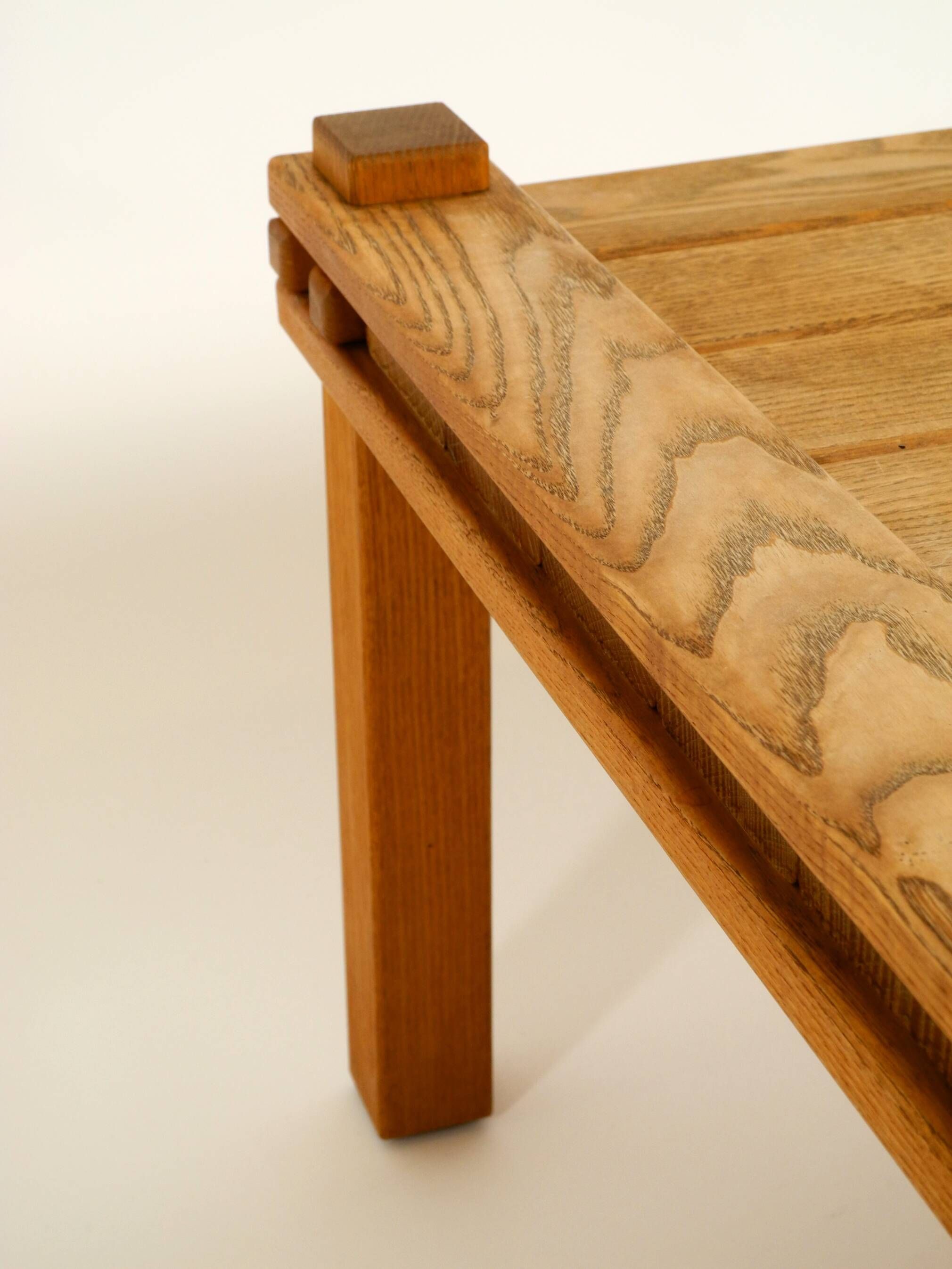 1960s "Farmer Collection" coffee table by Gerd Lange for Bofinger, ash wood