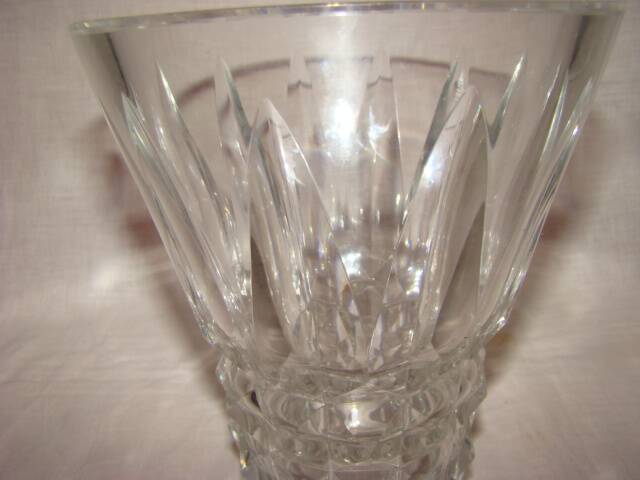 vase en cristal taillé de Saint-louis époque années 70
