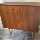 Two-door vintage free-standing buffet