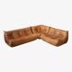 1x 2-seater, 1x corner, 1x 3-seater Togo designed by Michel Ducaroy 1973