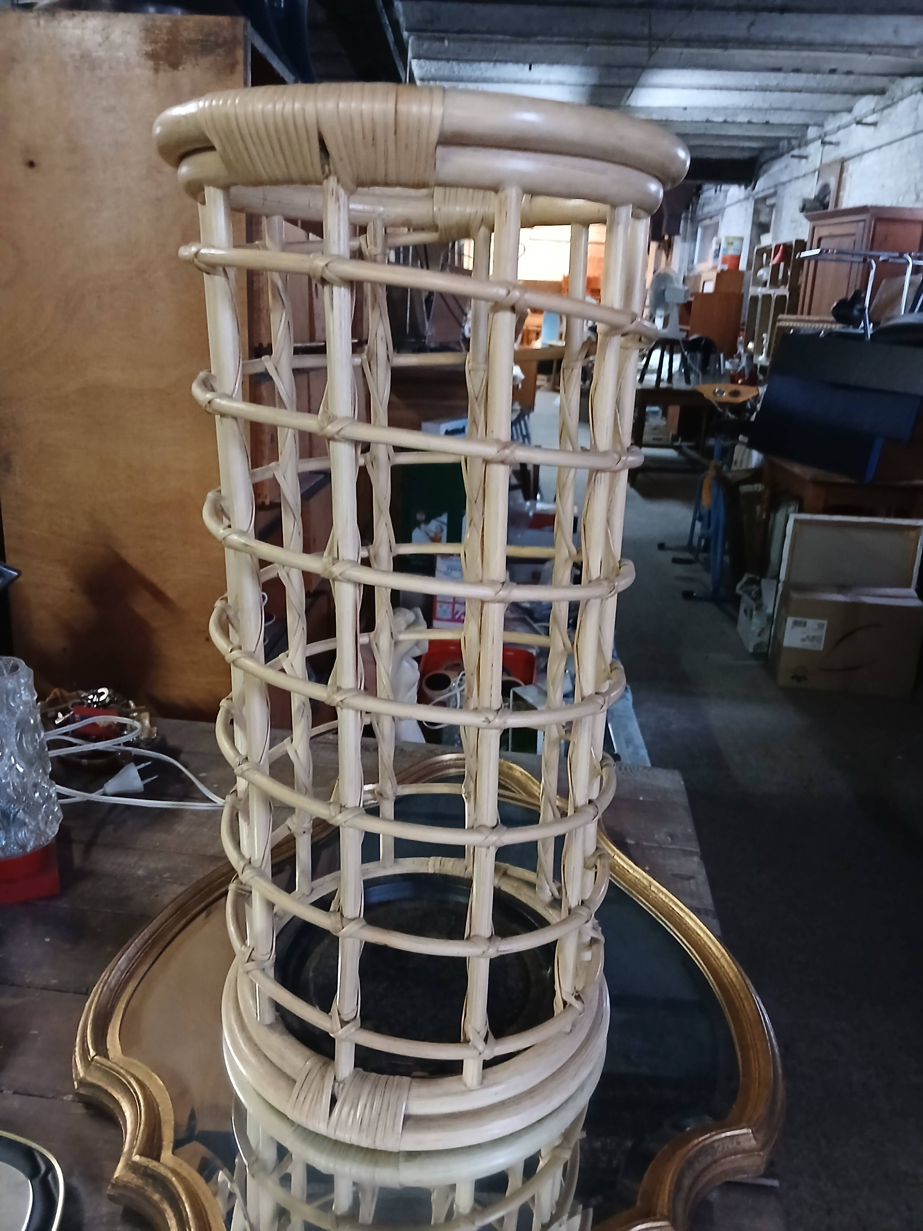 Rattan umbrella stand