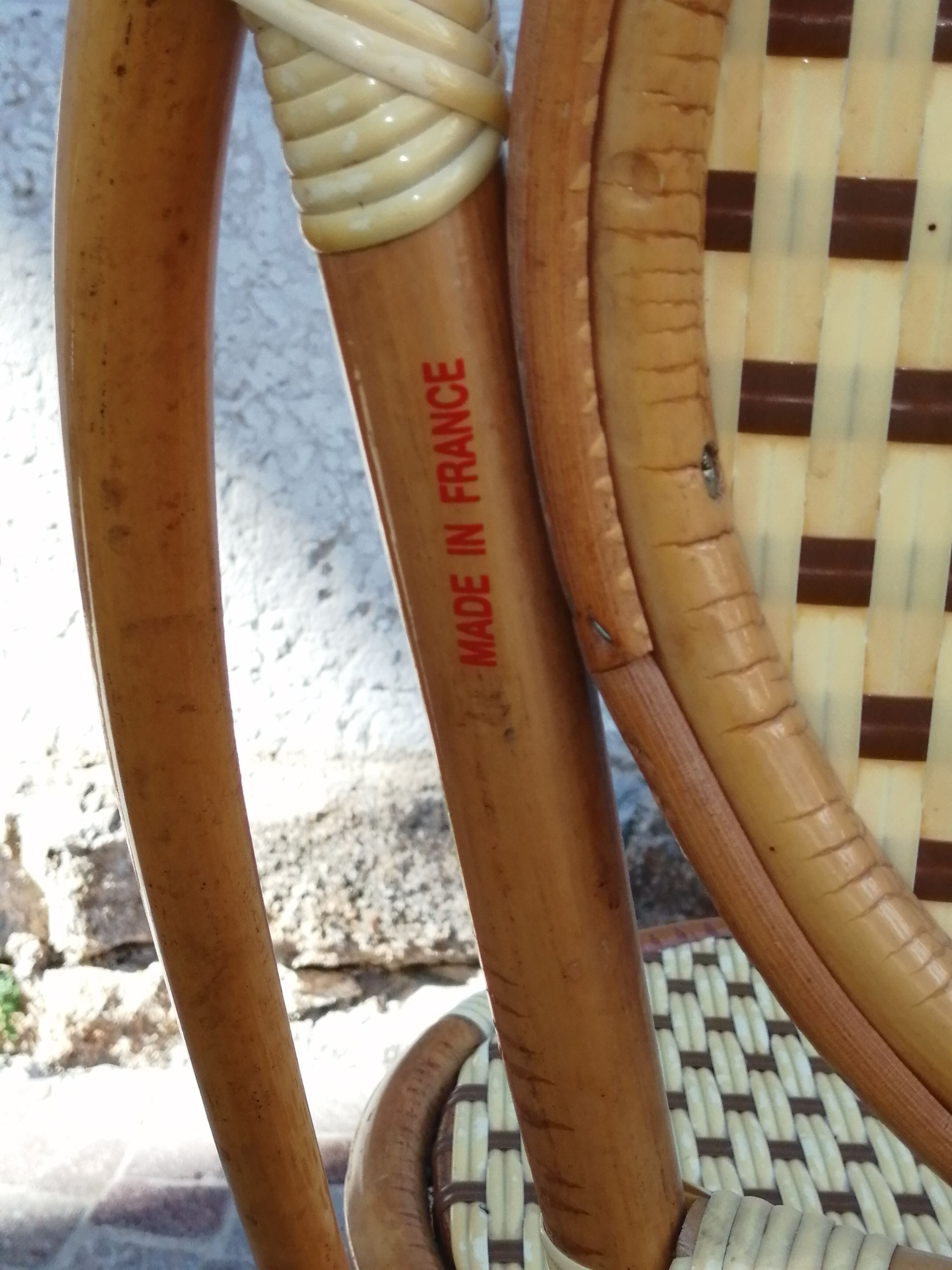 Pair of hardy rattan chairs