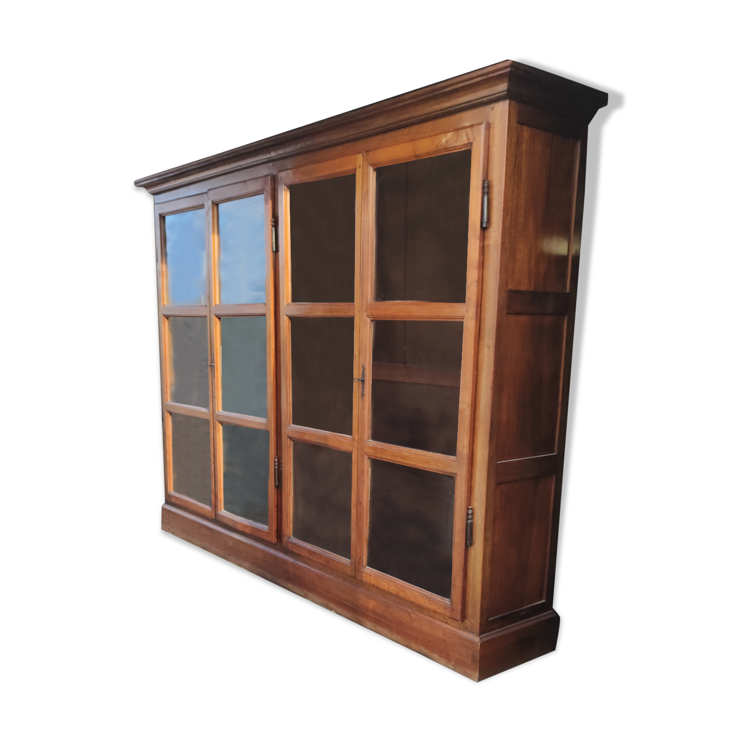 4-century blond walnut library