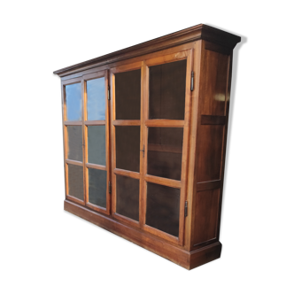 4-century blond walnut library