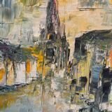 City landscape signed Attal