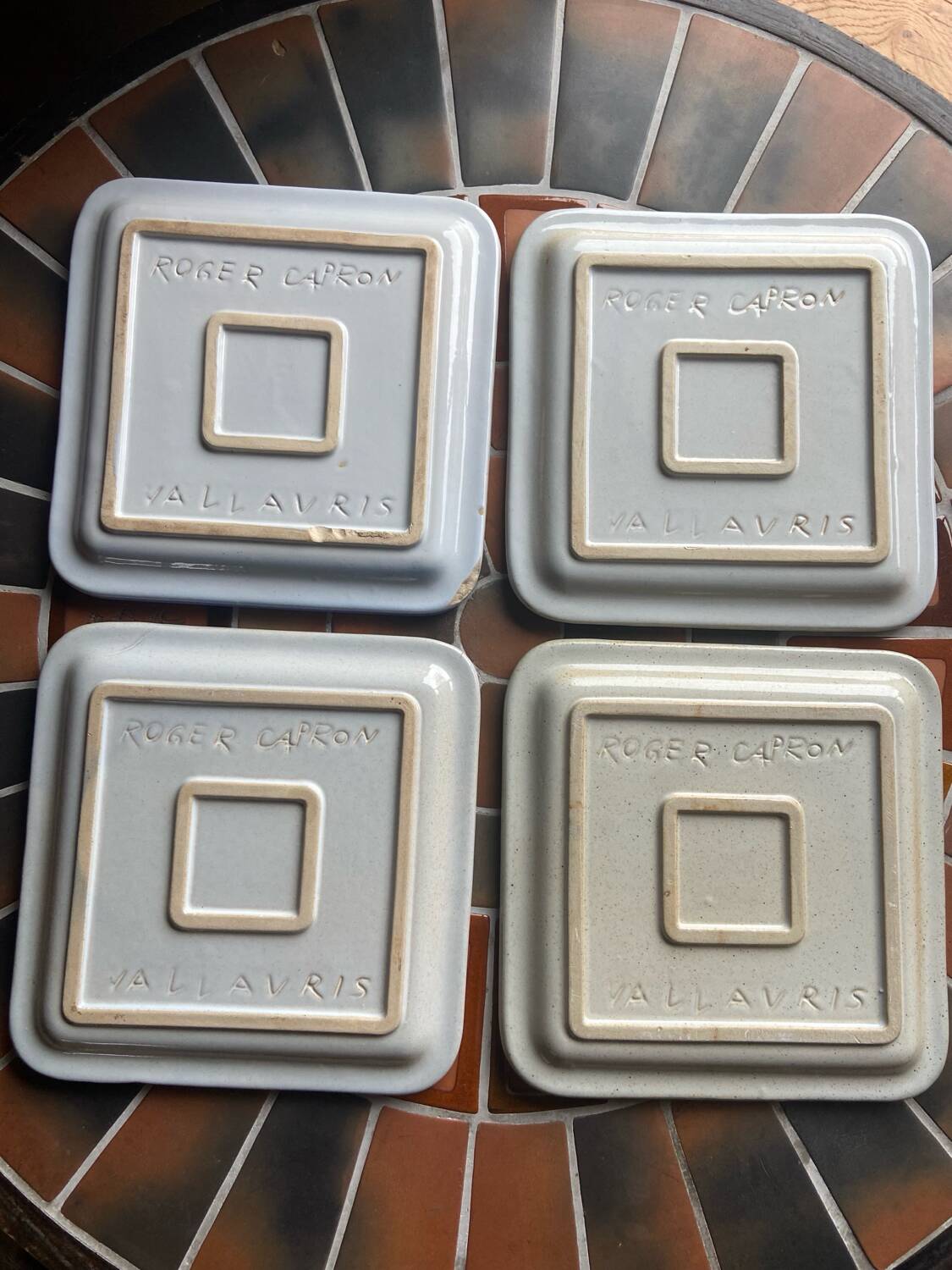 4 Roger Capron plates