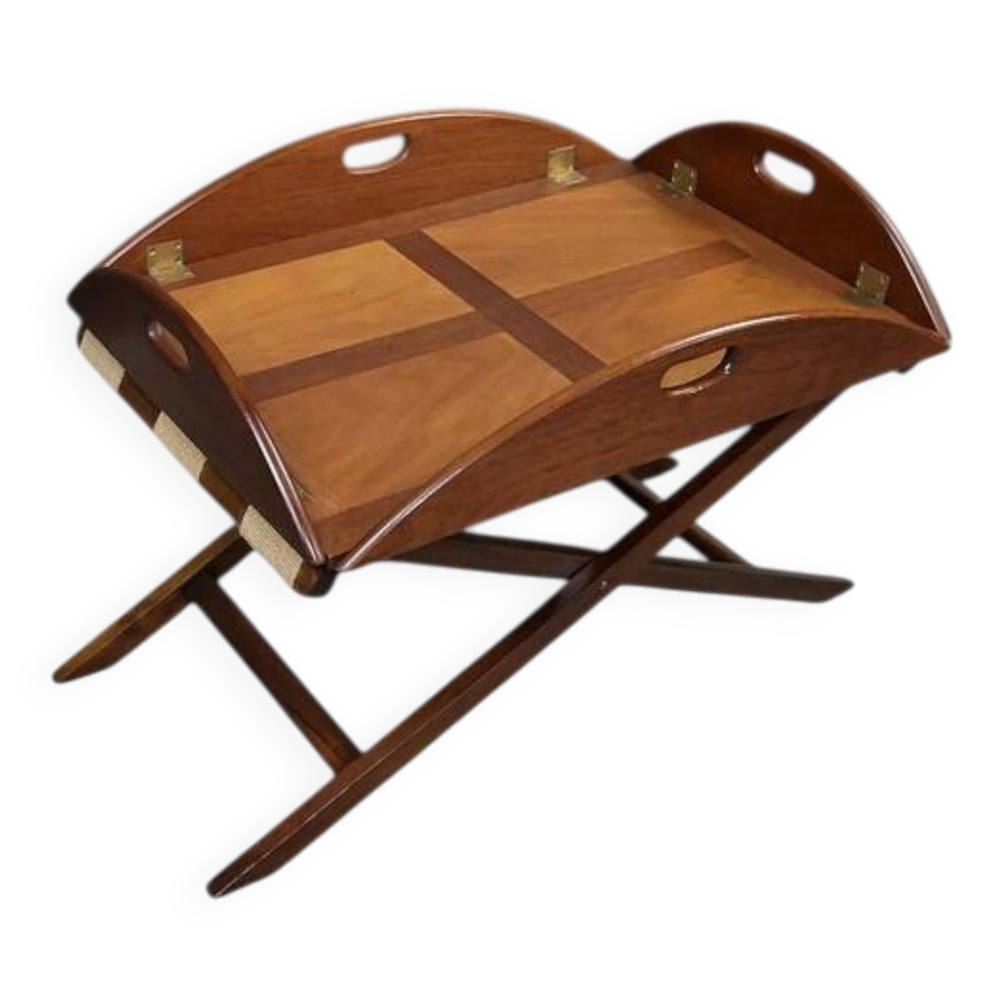 Table de majordome pliante en acajou – 1940