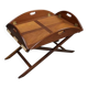 Table de majordome pliante en acajou – 1940