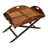 Folding butler's table in mahogany – 1940