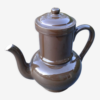 1950s earthenware filter coffee maker