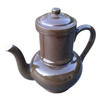 1950s earthenware filter coffee maker