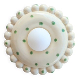 Luna Tall Polka Emerald Wall Lamp