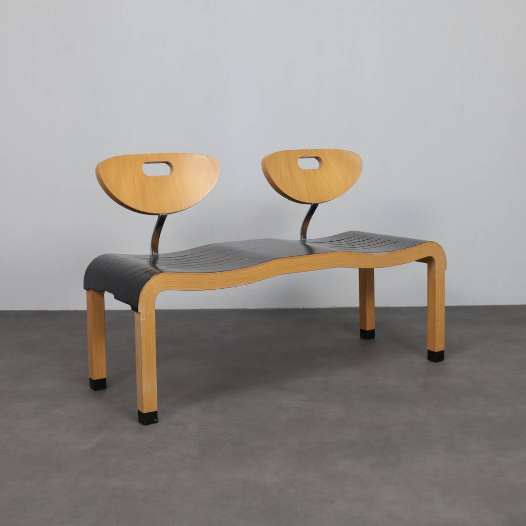 Bench Moment by Ruud-Jan Kokke for Kembo, Dutch postmodern design, 1990s
