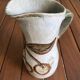 Contemporary ceramics by Jean-Claude Monange: Pitcher in glazed stoneware.