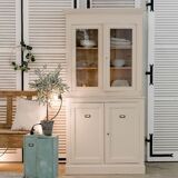 Vintage wooden dresser - linen colors