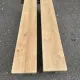 2 stripped farmhouse benches in solid oak, 1970, 175cm.