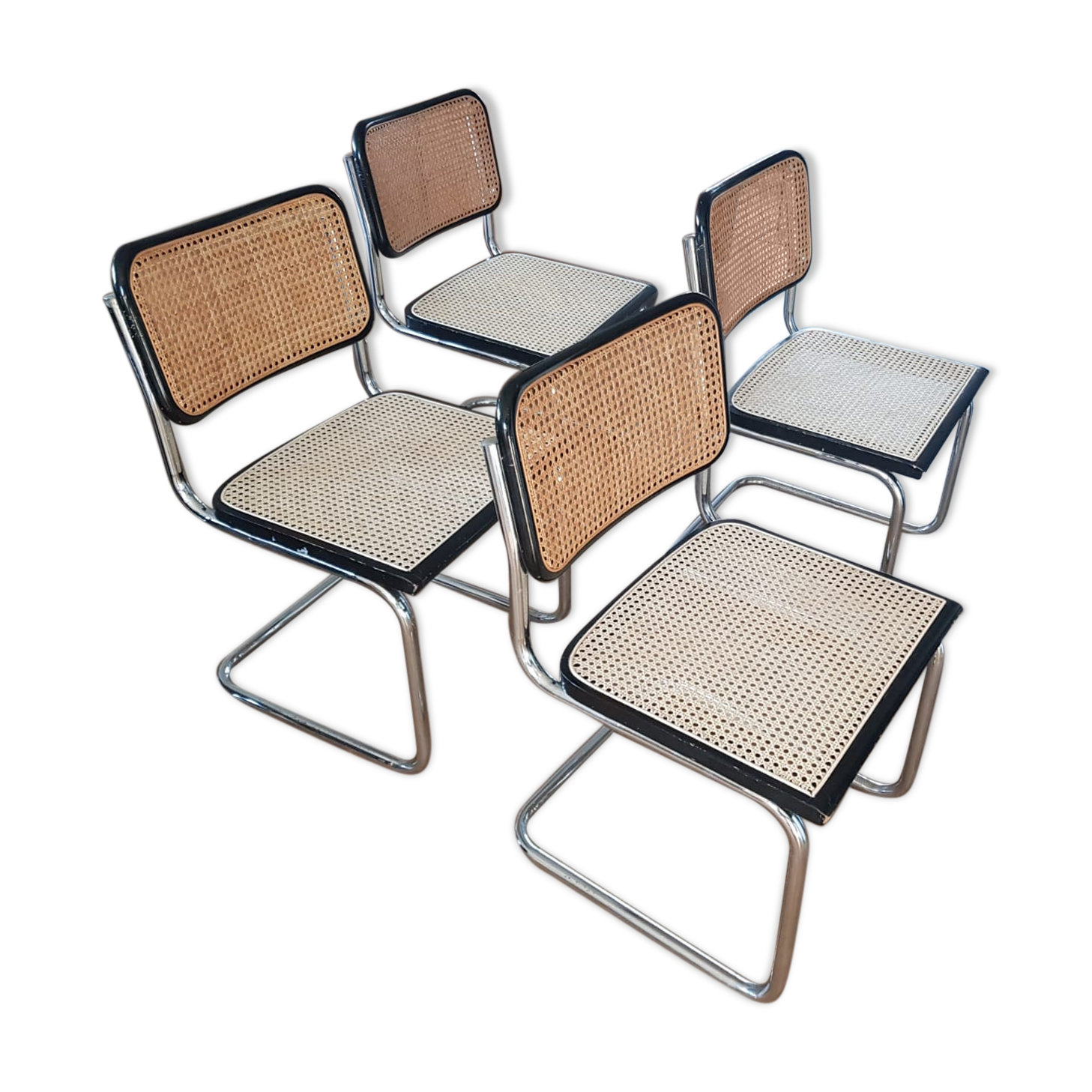 Cesca chairs by Marcel Breuer