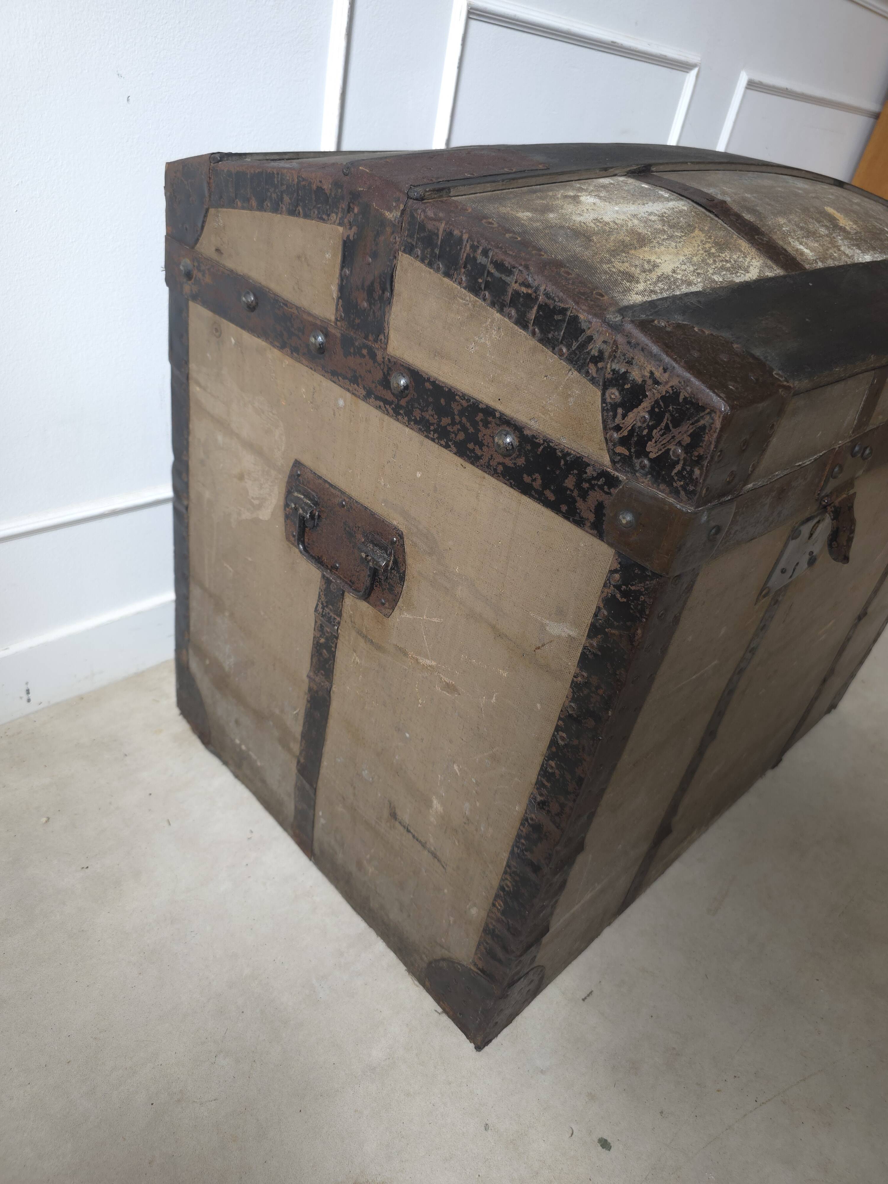 Antique wooden chest