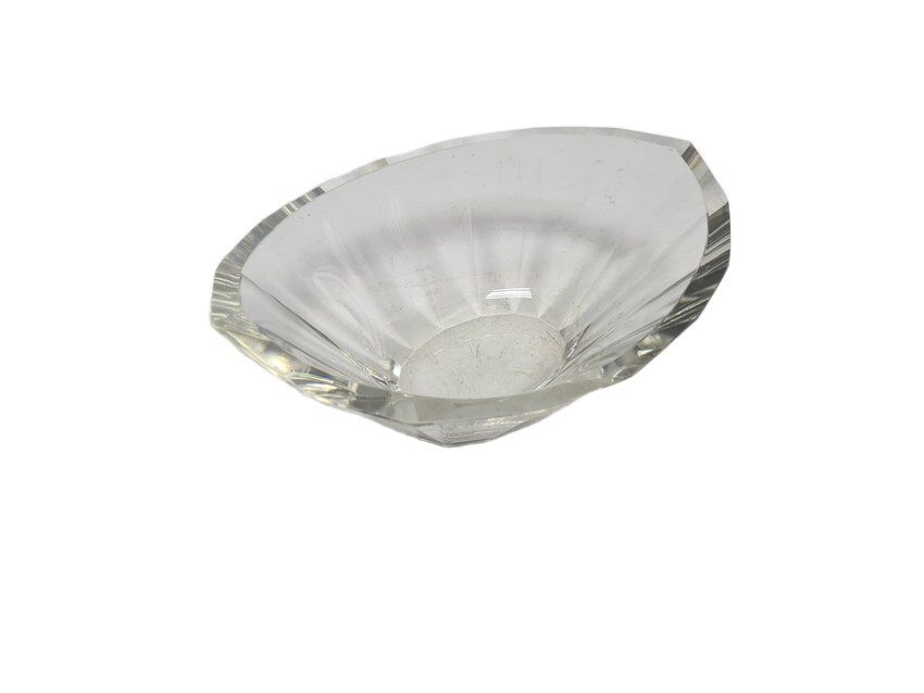 Art Deco transparent jardiniere from Moser, 1930s