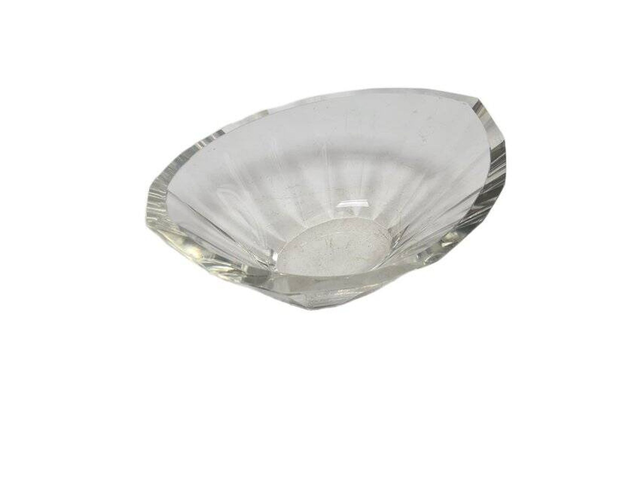 Jardinière transparente Art Déco de Moser, années 1930